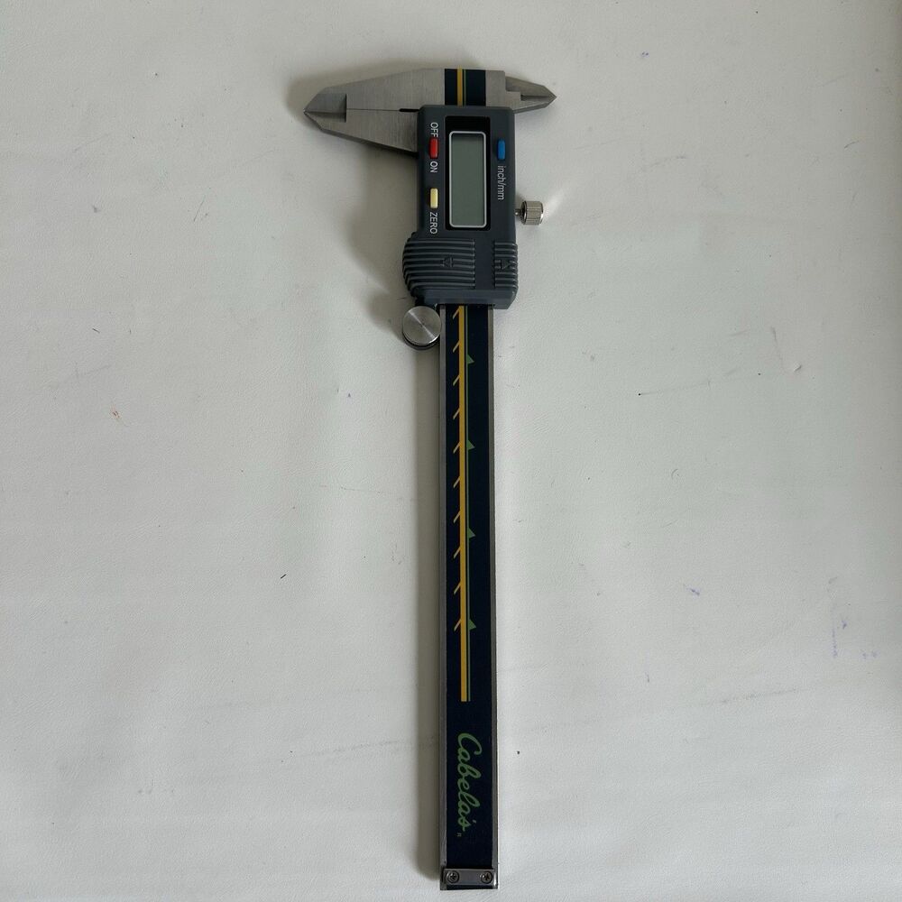 Cabela's 6" Stainless Steel Electronic Digital Caliper Tool 150mm With Case